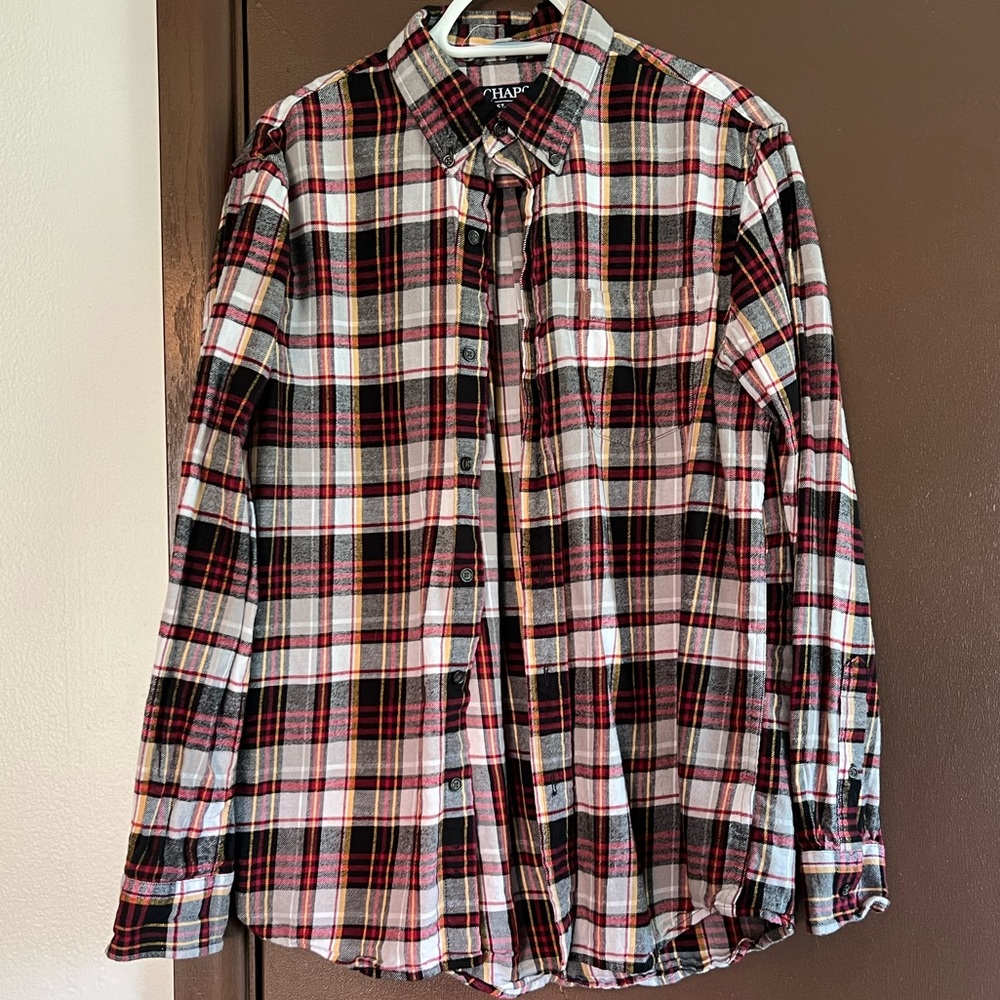 Red black and yellow flannel